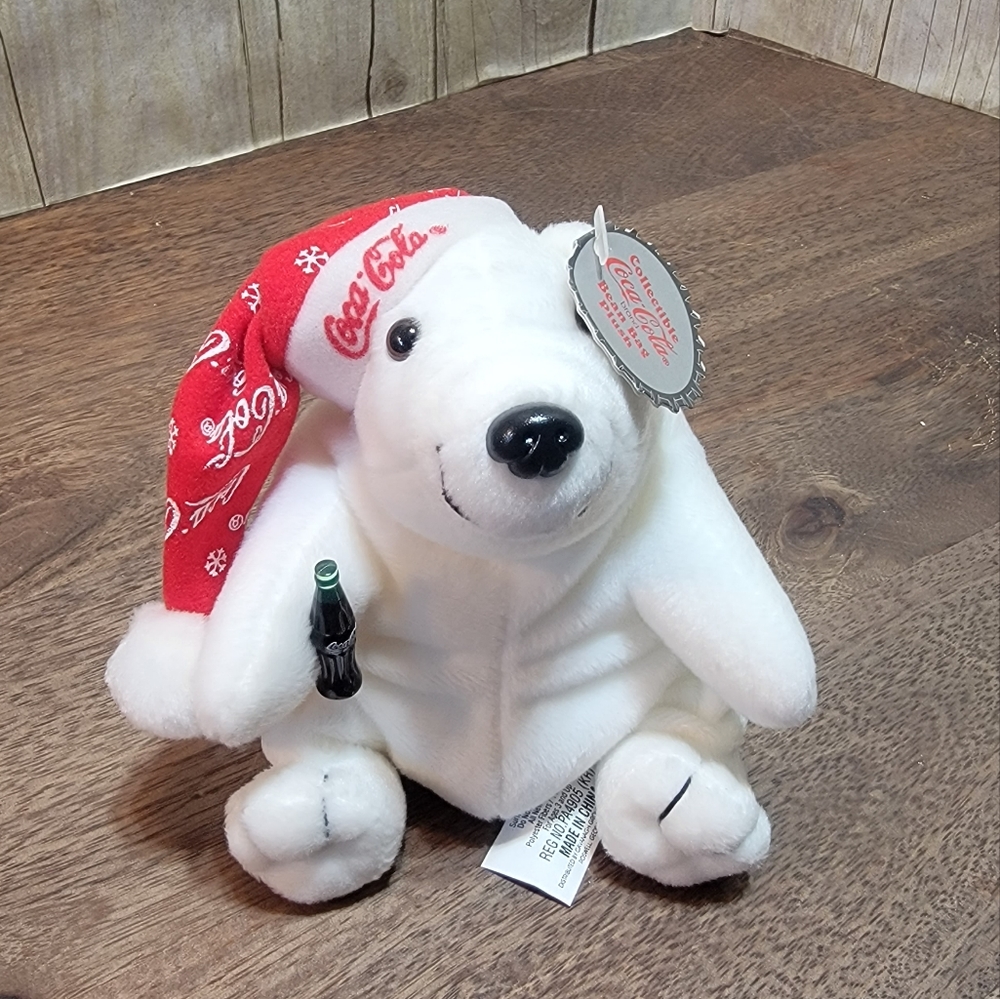 New with tags, Coke-cola bear.
